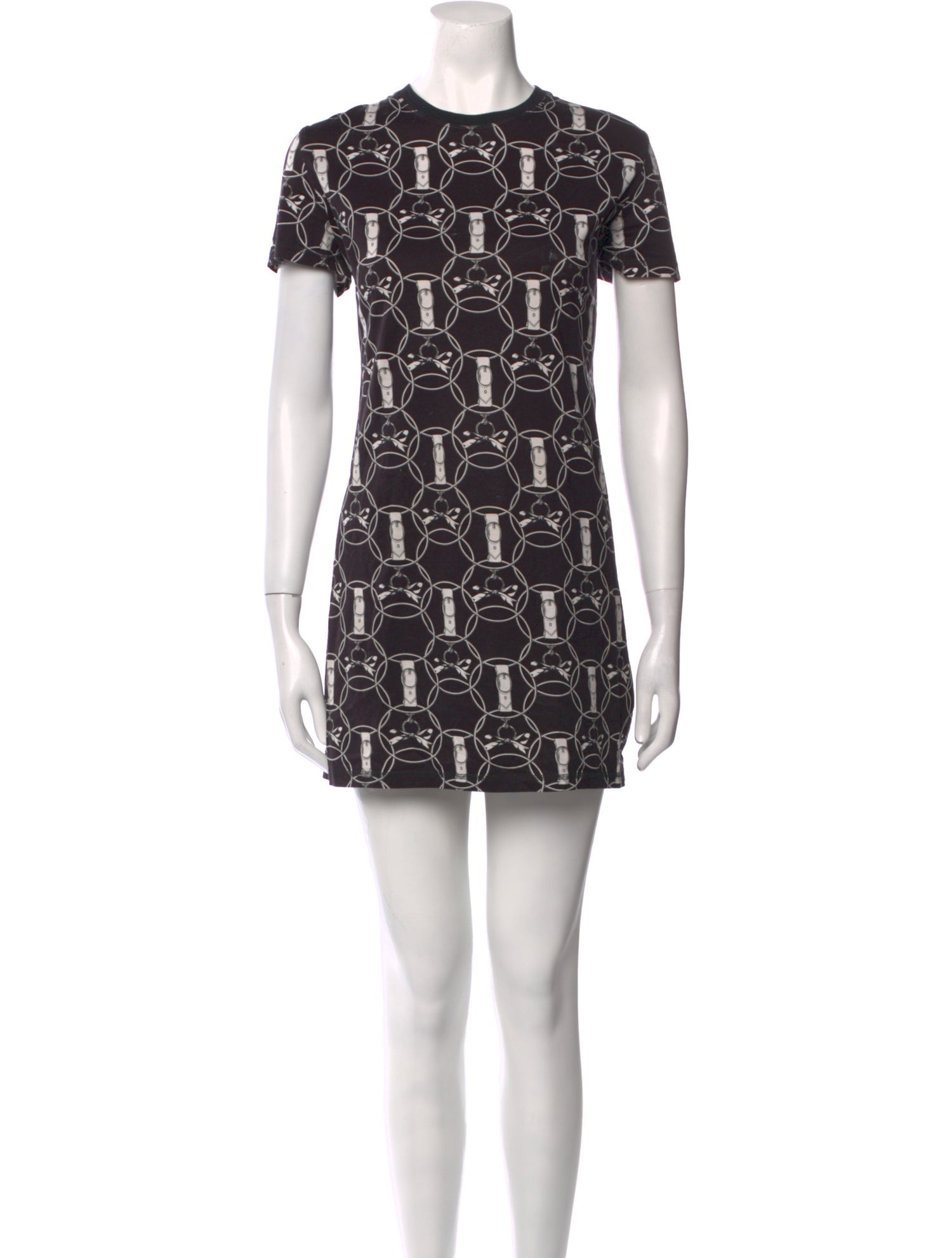 Hermès Printed Mini Dress